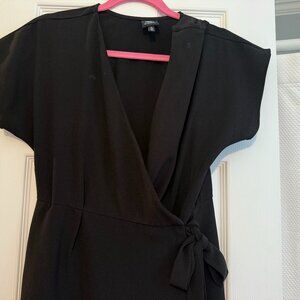 Black Wrap Dress